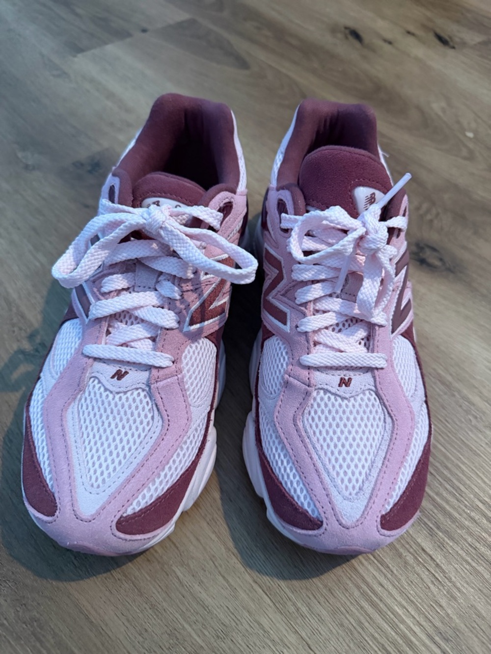 New Balance Women's Pink & Burgundy Athletic Sneakers